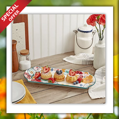 DOLLY FLORAL PAISLEY SERVE TRAY