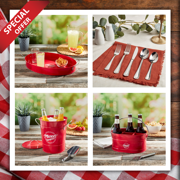 MASON CLASSIC RED SUMMERTIME GALVANIZED