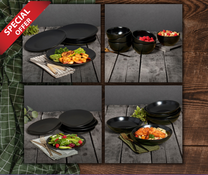 SLEEK & TRENDY COUPE DINNERWARE