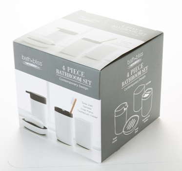 4PC BATHROOM SET