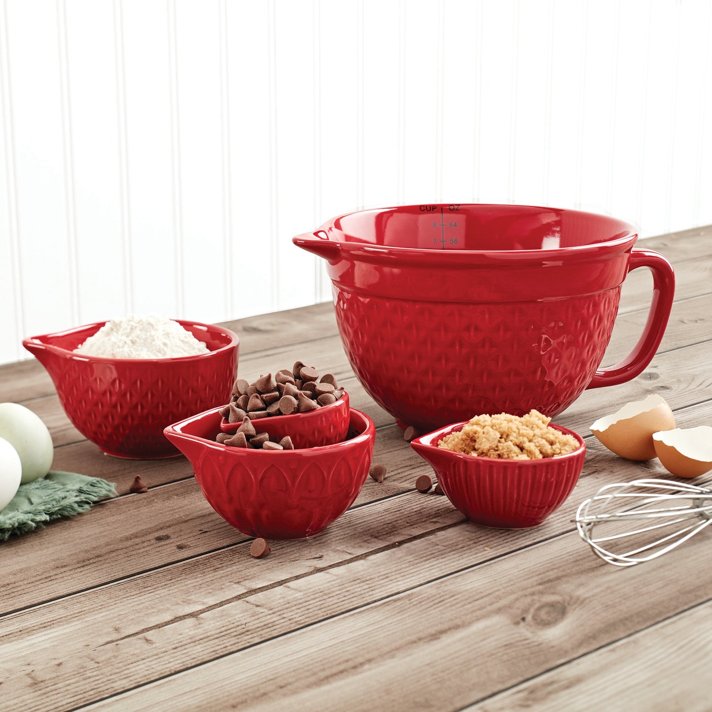 DOLLY SET OF 5 BAKING SET - RED