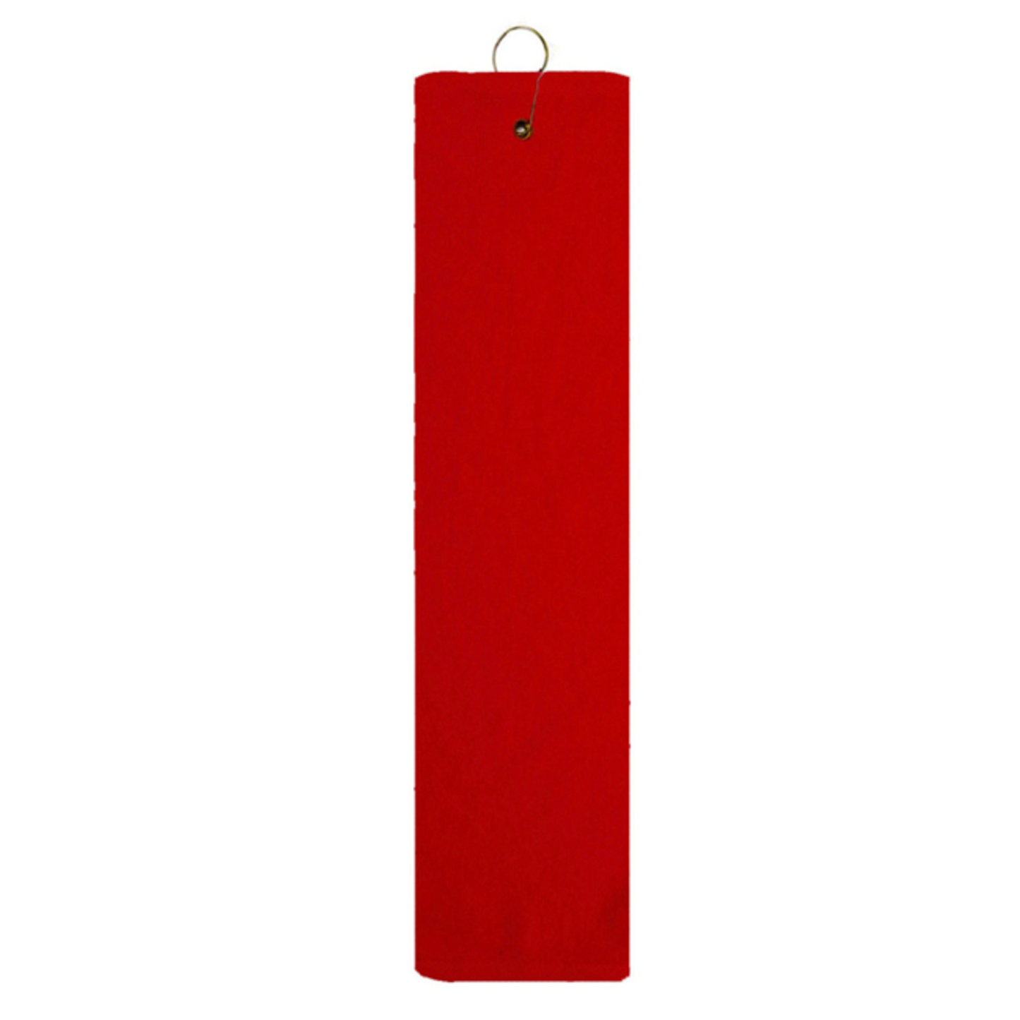 PRO TOWELS DIAMOND COLLECTION GOLF TOWEL WITH GROMMET - RED