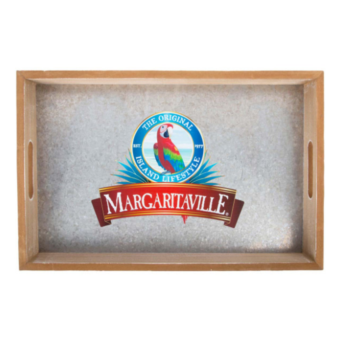 GALVANIZED COLLECTION SERVING TRAY