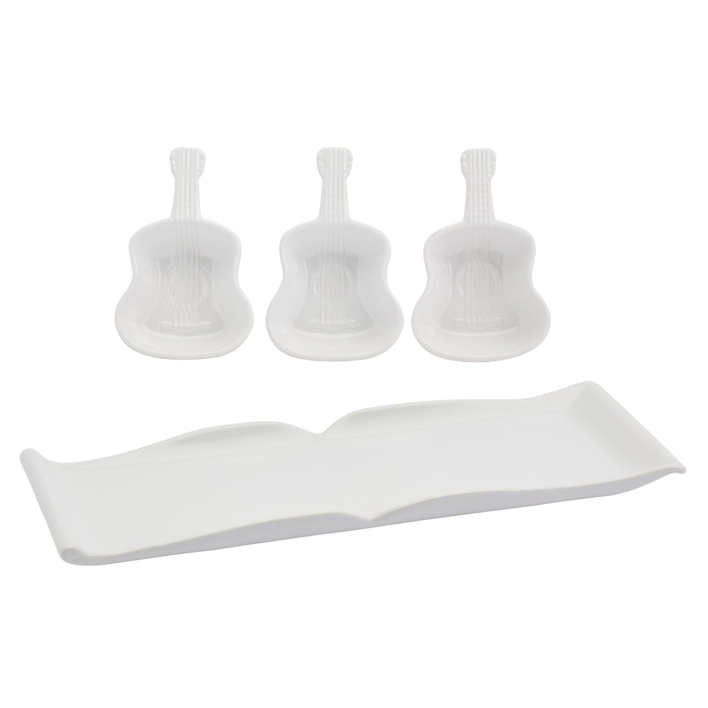 Dolly Guitar 4pc. Condiment Set