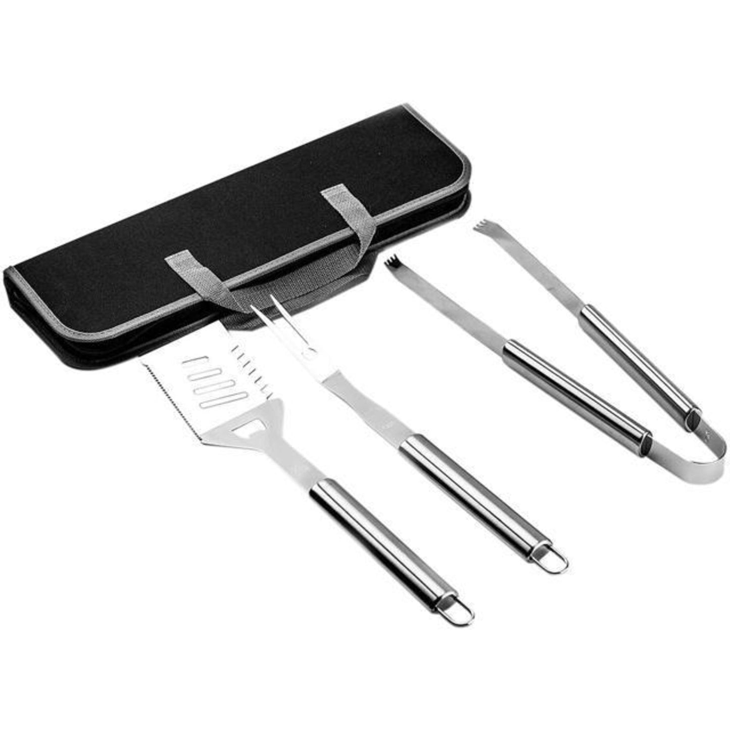 5 Piece Stainless Steel BBQ Tool Set