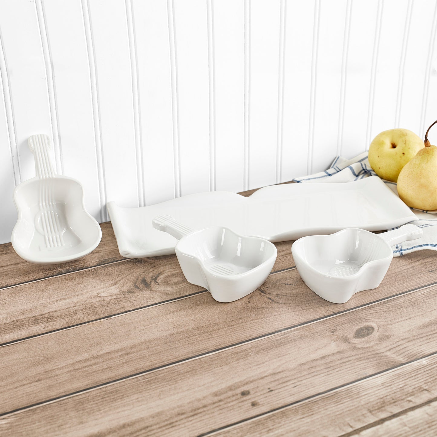 Dolly Guitar 4pc. Condiment Set