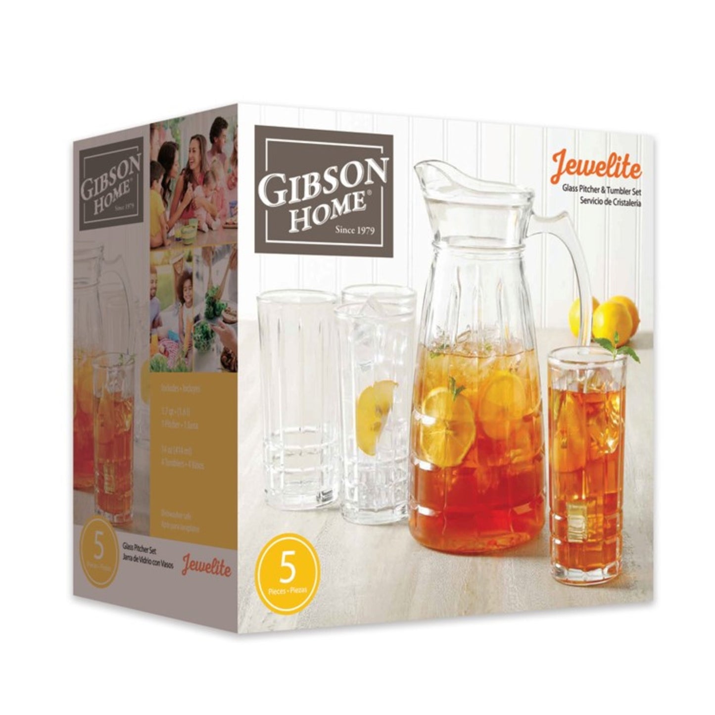 JEWELITE 5 PC PITCHER SET