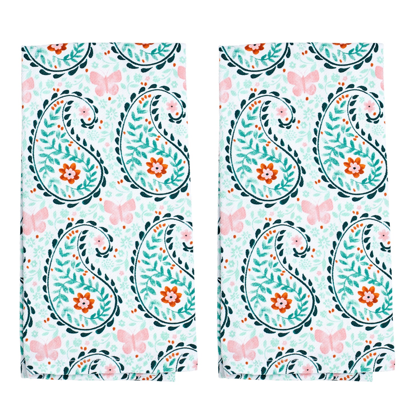 Dolly Paisley Towels - Set of 2