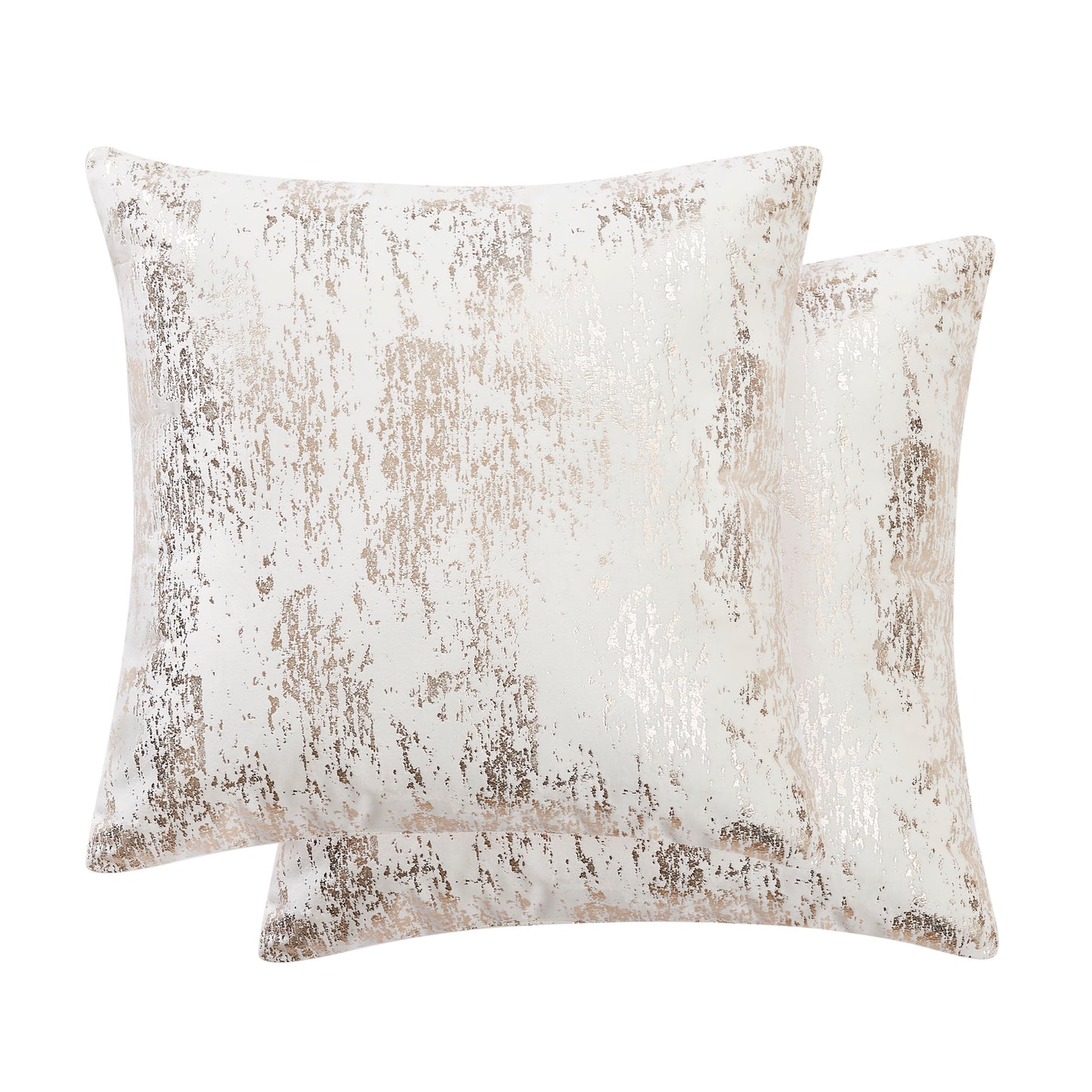 2 PACK METALLIC PILLOW SET