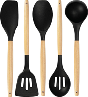 6 PIECE SILICONE TOOLS & CROCK SET