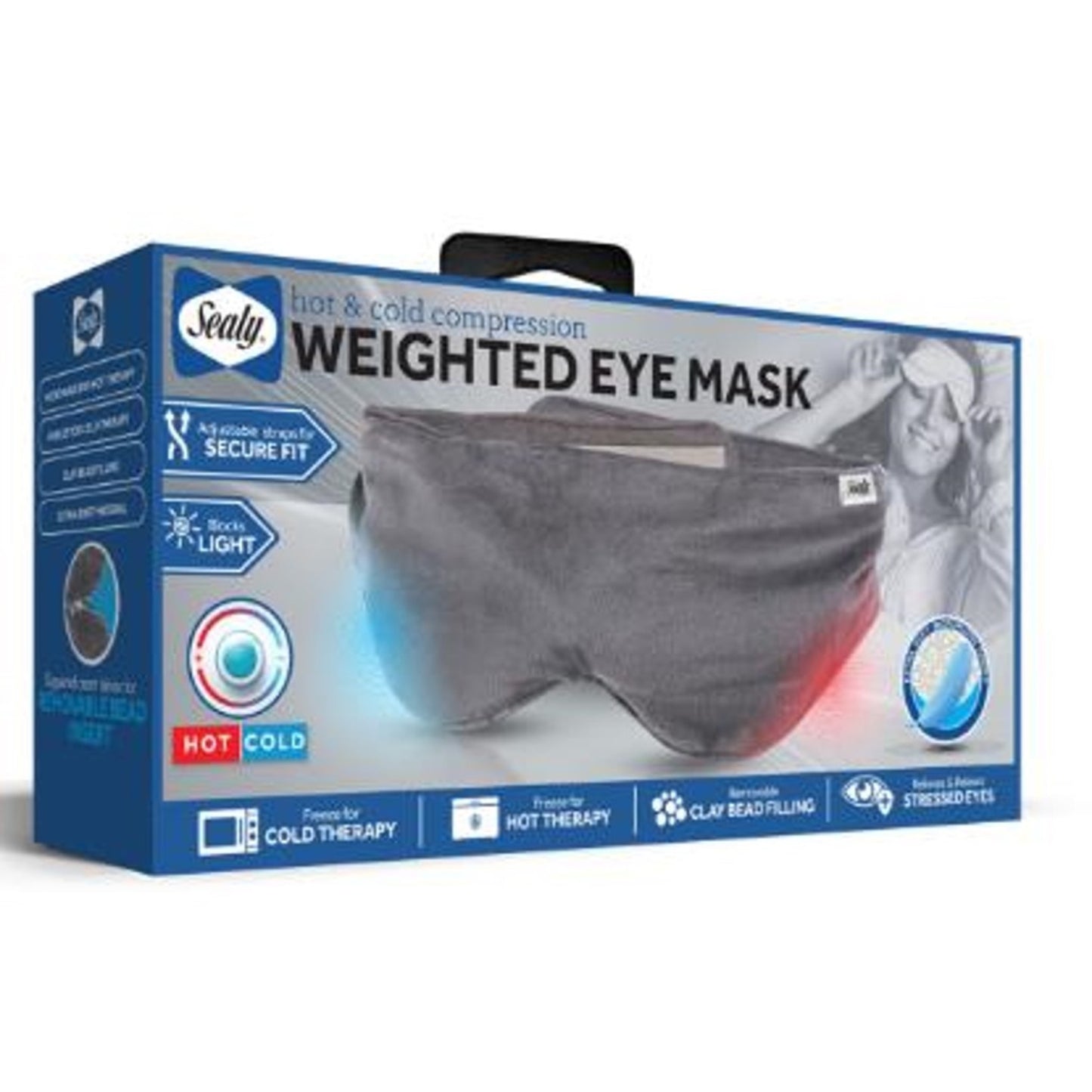 SEALY HOT/COLD COMPRESSION EYE MASK