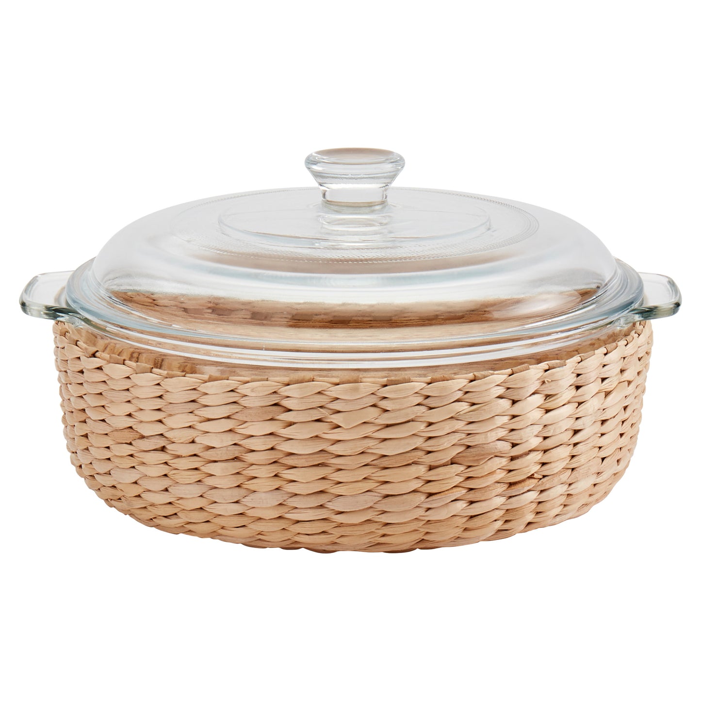 Dolly Wicker Covered Casserole
