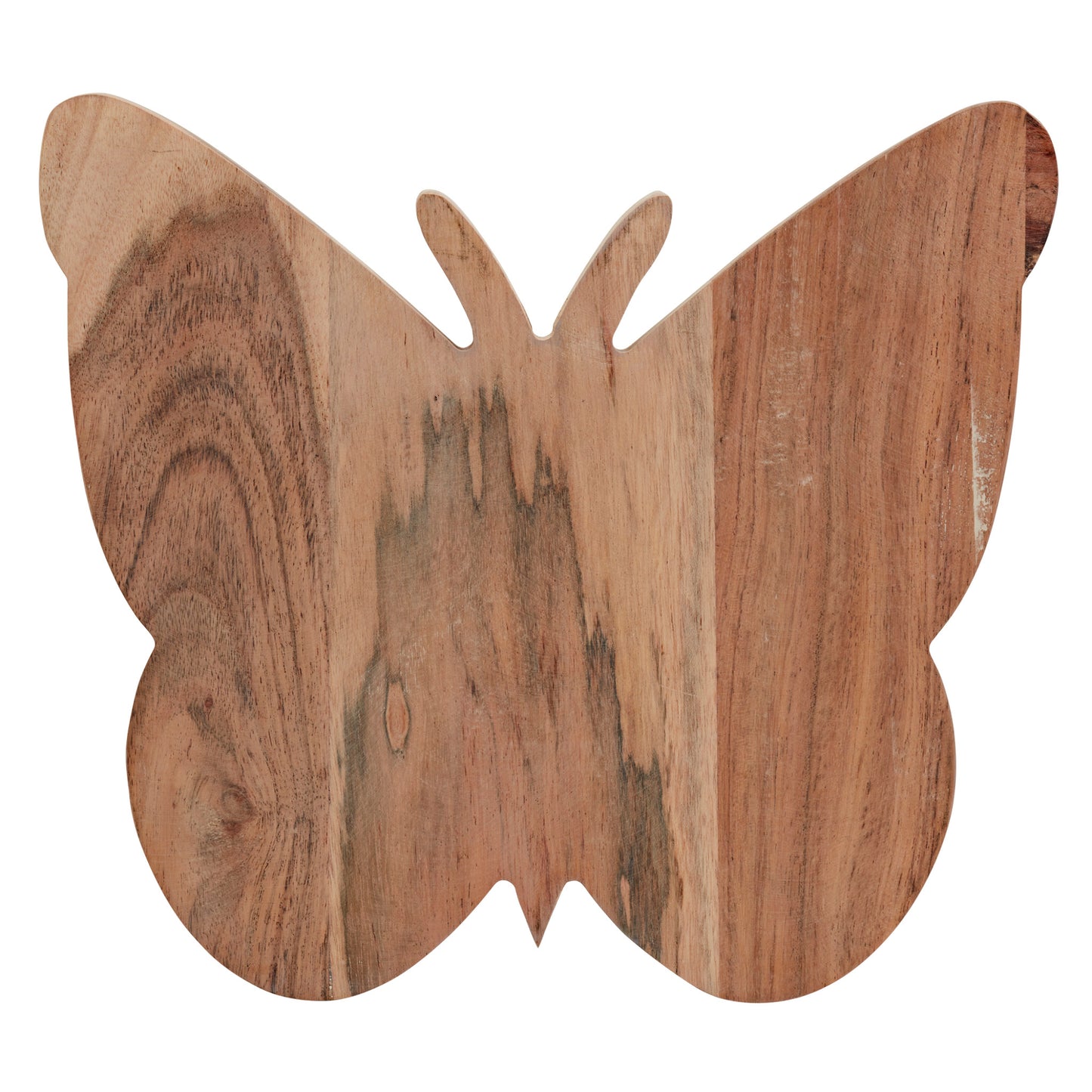 Dolly Acacia Wood 3D Butterfly Shape Cutting/Serving Board - White Washed