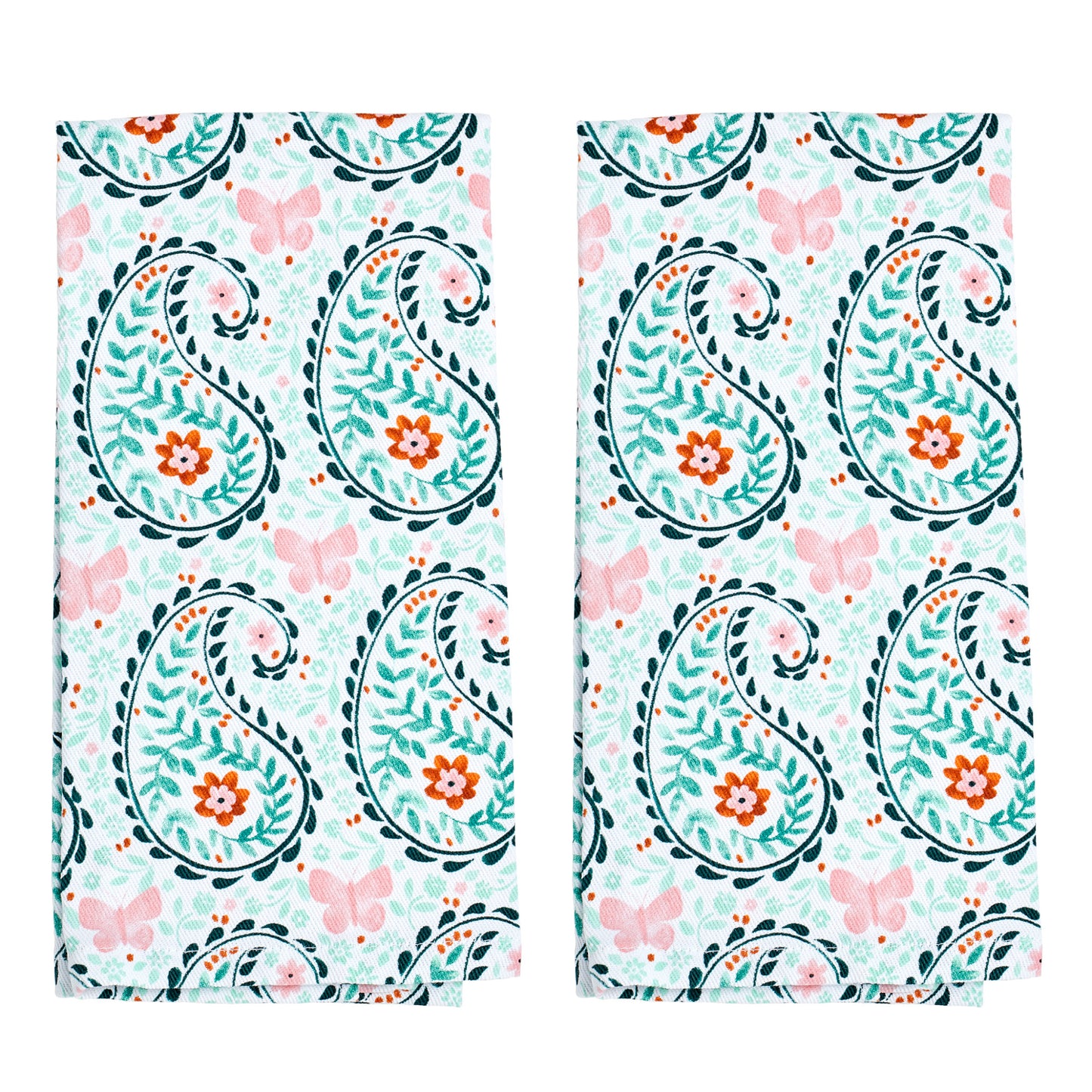 Dolly Paisley Towels - Set of 2