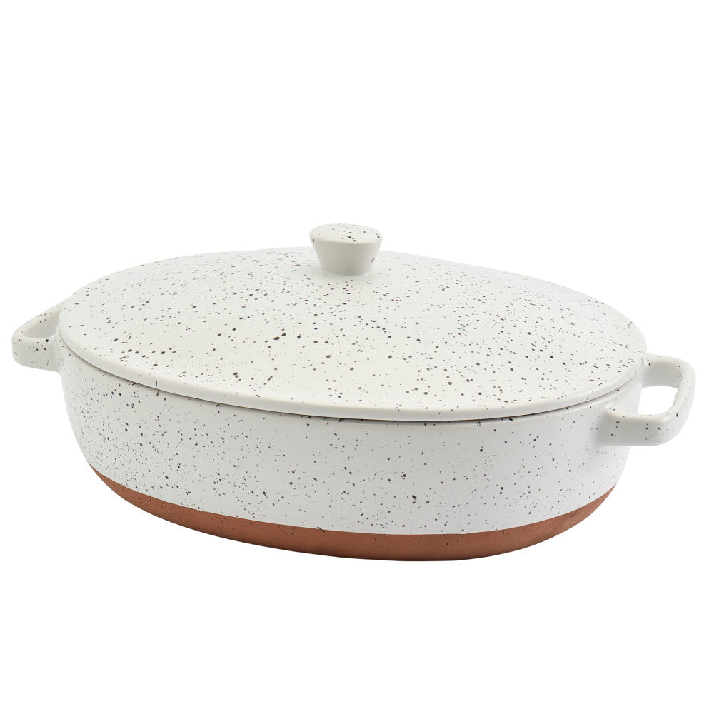 DOLLY 13.8" LARGE OVAL CASSEROLE WITH LID