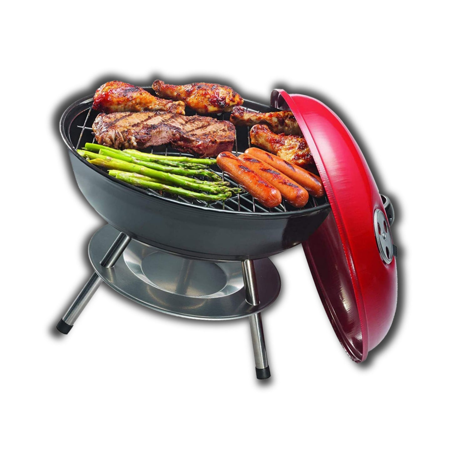 PORTABLE BBQ GRILL - RED