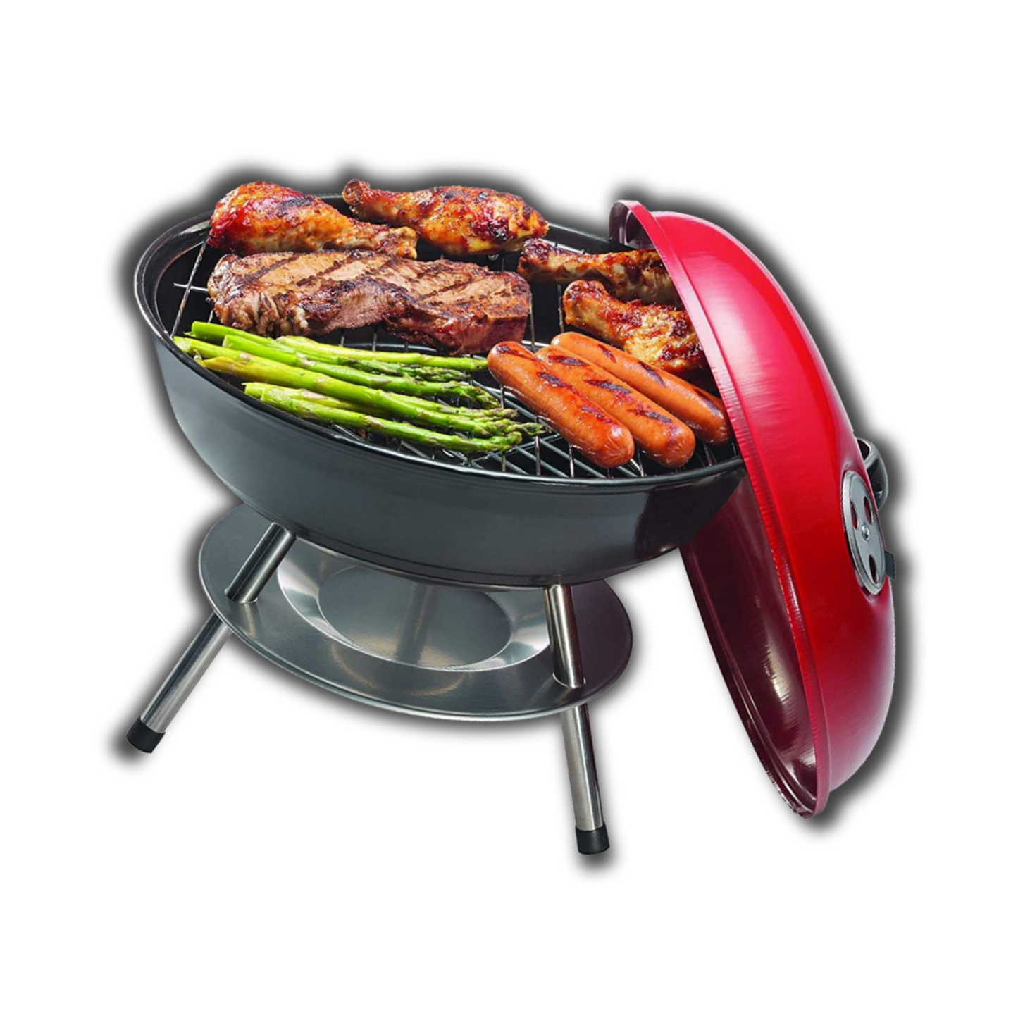 PORTABLE BBQ GRILL - RED
